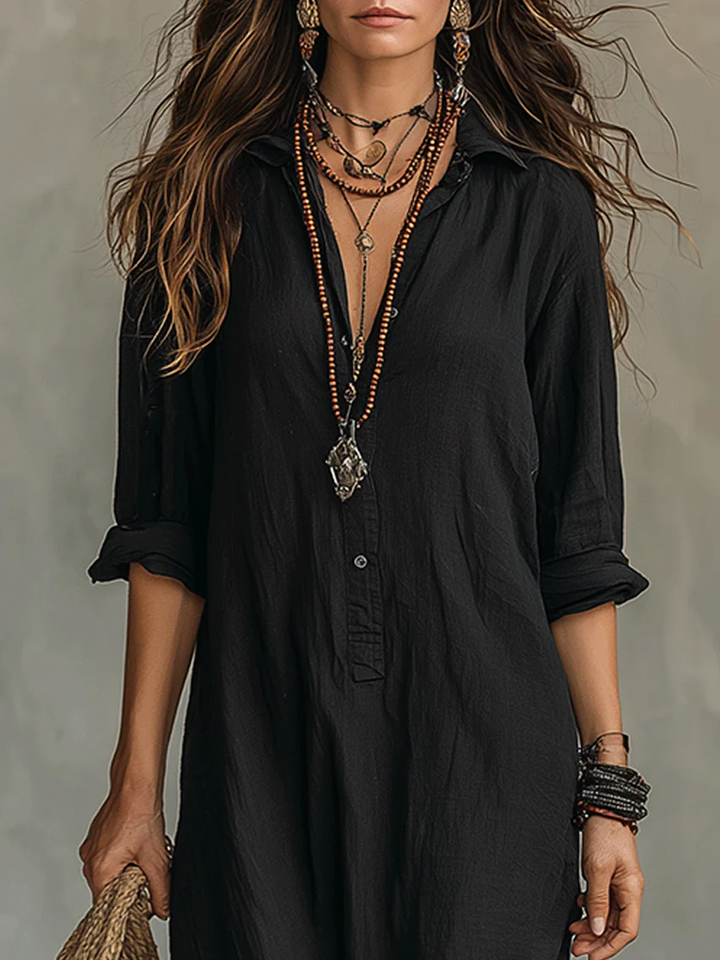 WILLOW | Effortless Maxi Dress with Flattering Cut for Versatile Everyday Looks