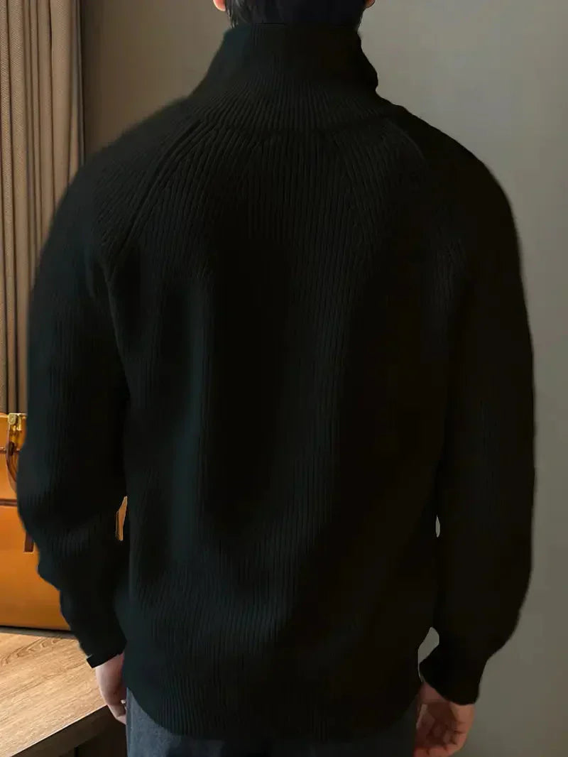 Brit & Boho™️ | Ethan Classic Knit Zipper