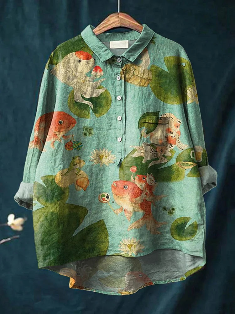 Ruthie™ - Fish Art Shirt