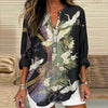 Orielle™ - Elegant Flight Print Blouse