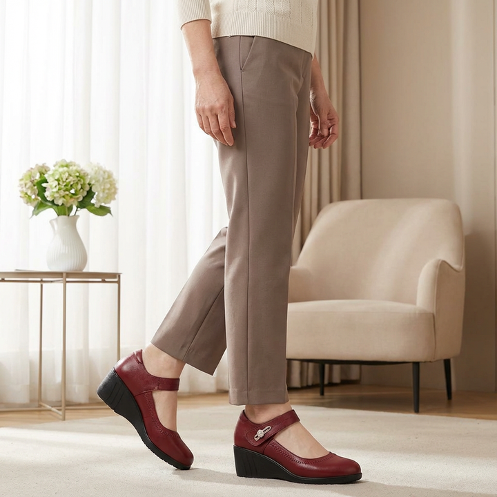 Lydia | Women's Wedge Mary Jane Shoes