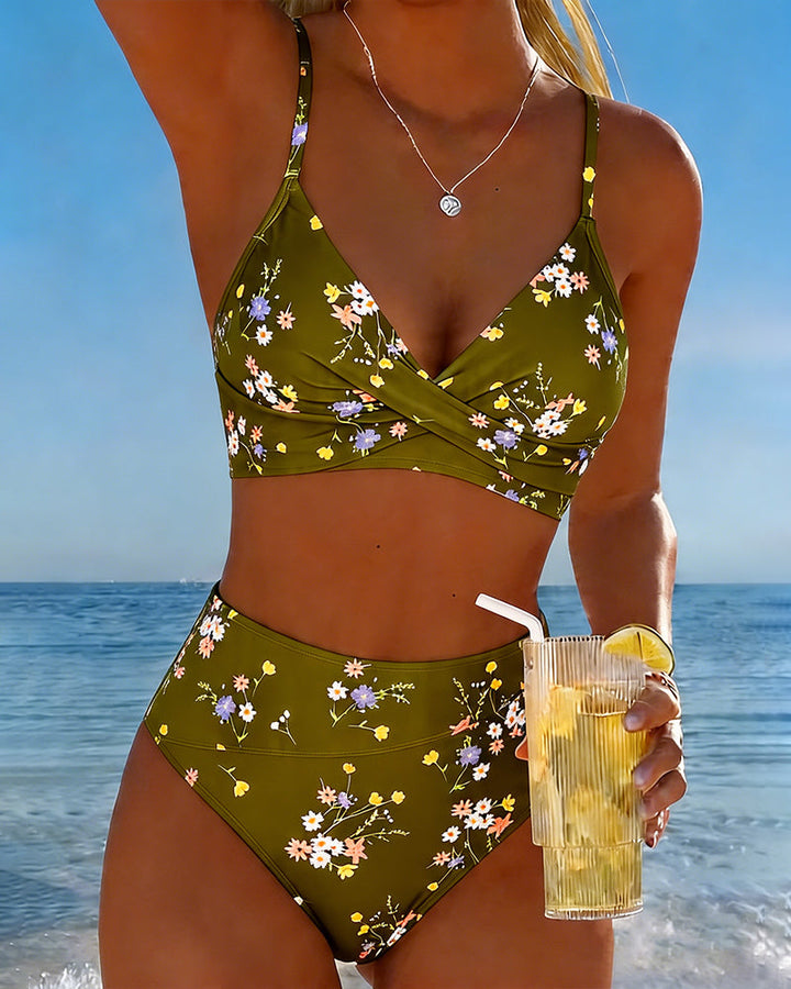 Giada | Women's Floral Bikini with Wire-Free Bra
