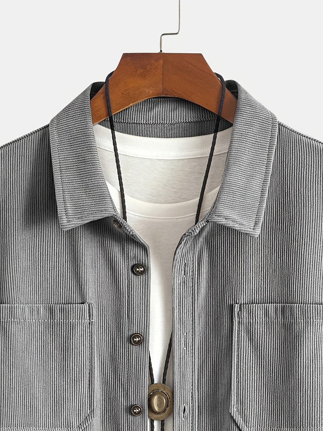 Bryce | Men's Long Sleeve Overshirt with Pockets and Buttons