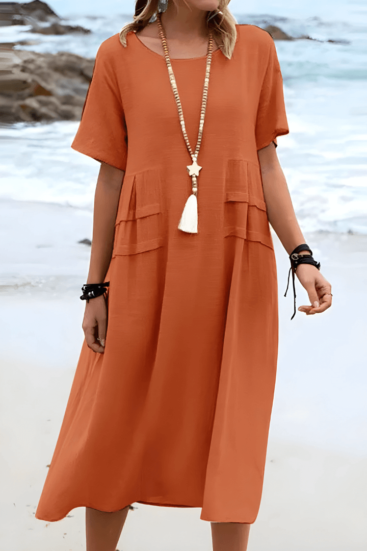 Aria™ | Summer Linen Dress