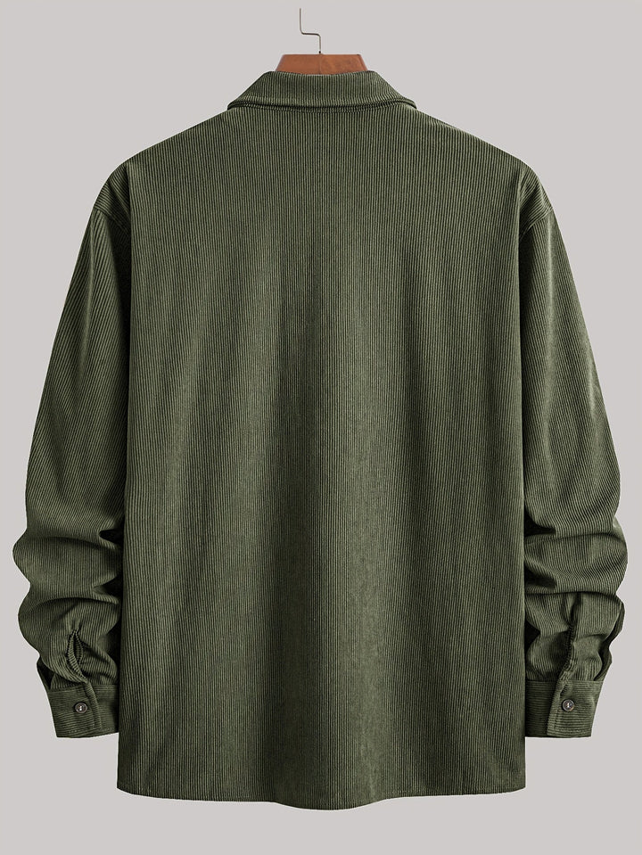 Bryce | Men's Long Sleeve Overshirt with Pockets and Buttons
