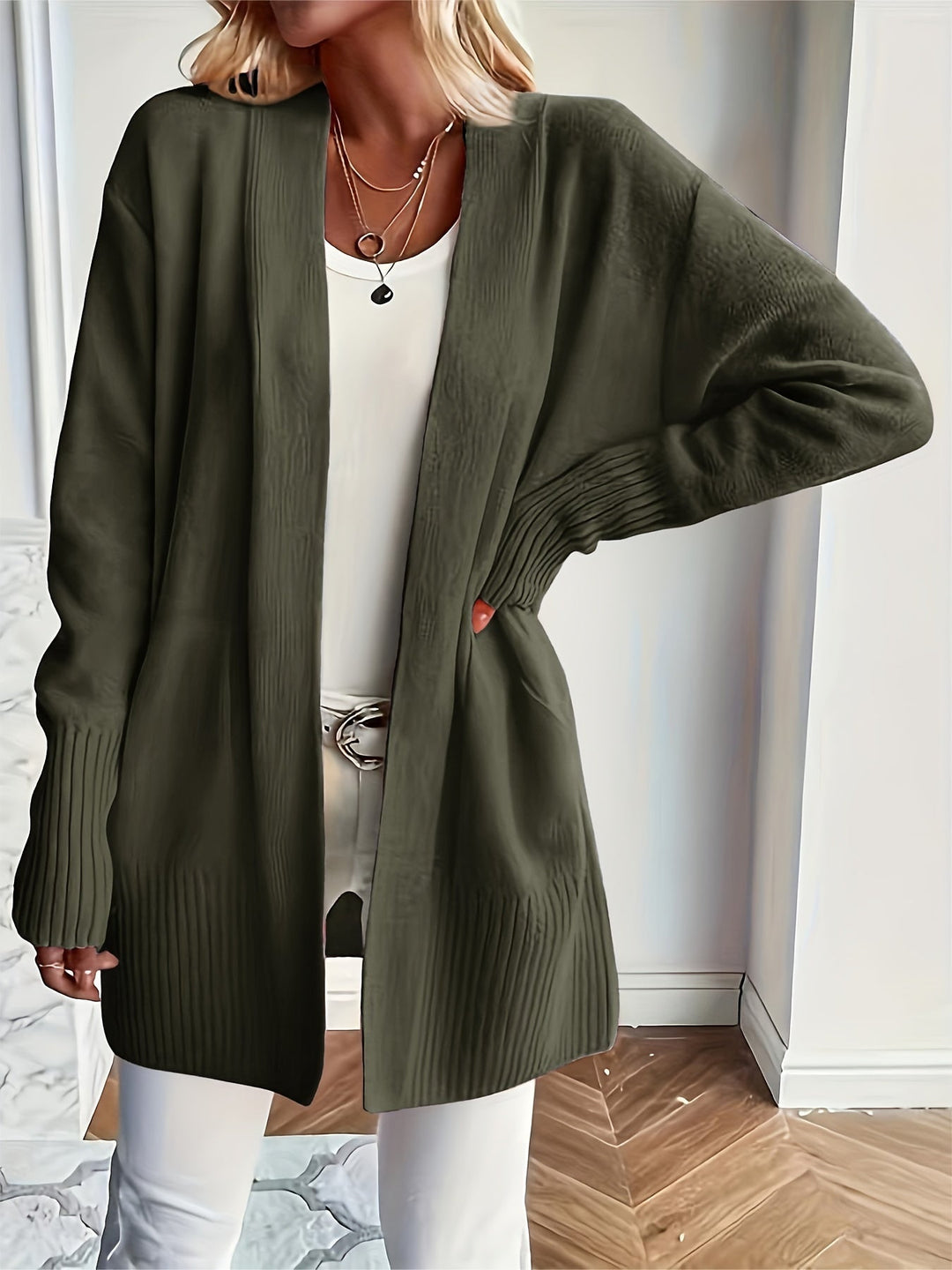 Flor | Relaxed V-Neck Cozy Cardigan