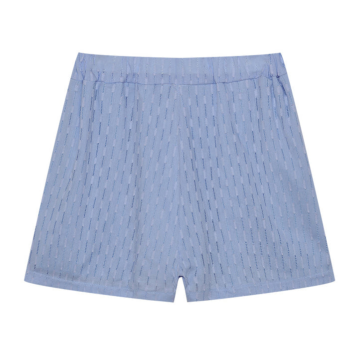 Elizabeth | Women's Breezy Shirt And Shorts Set with Buttons