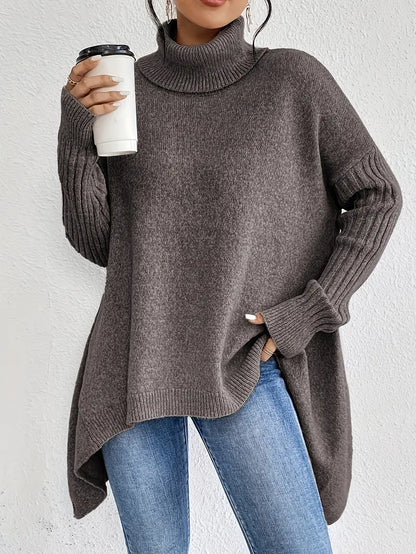 Bridgette™ - Comfy Long Turtleneck Sweater