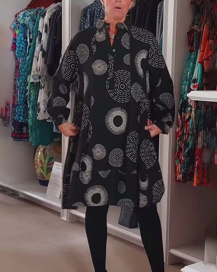 Marlene | Women's Casual Geometric Print Dress