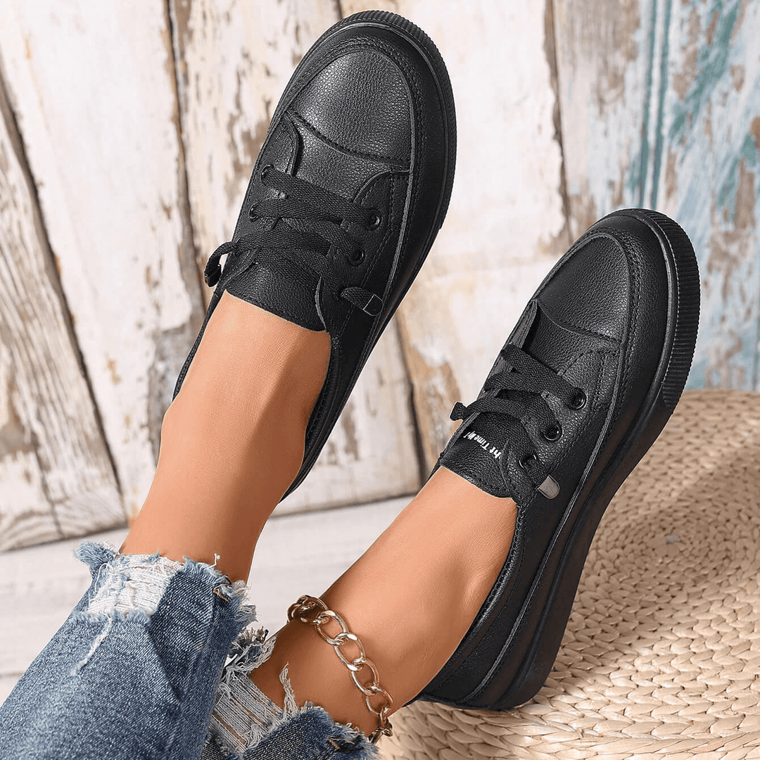Elise | Women's Lace-Up Orthopedic Flat Shoes