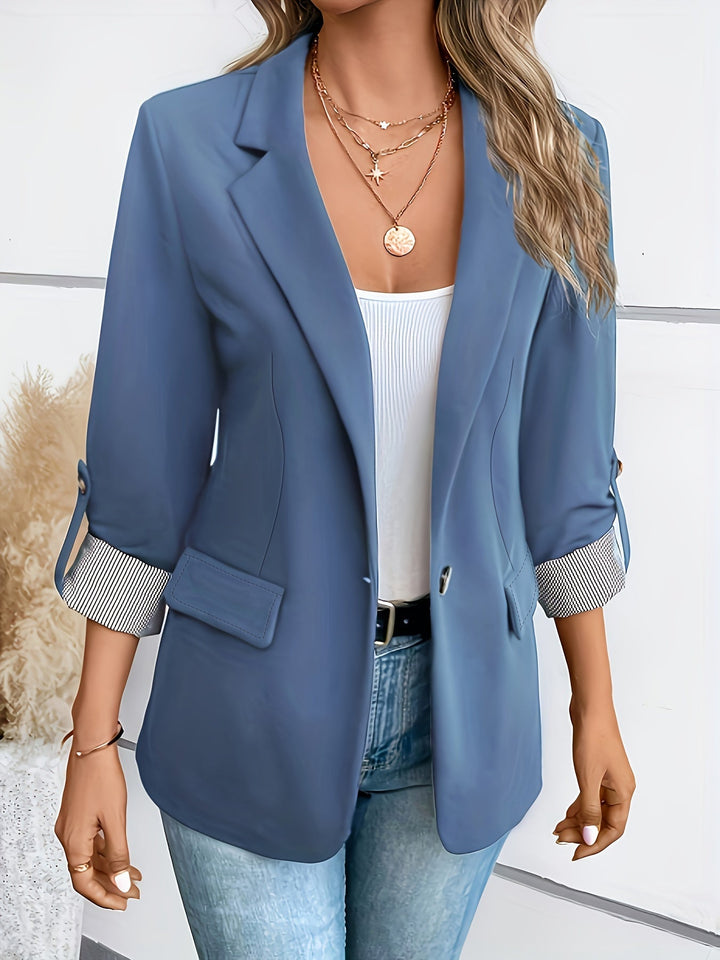 Jamie | Women's 3/4 Sleeve Stylish Blazer with Buttons