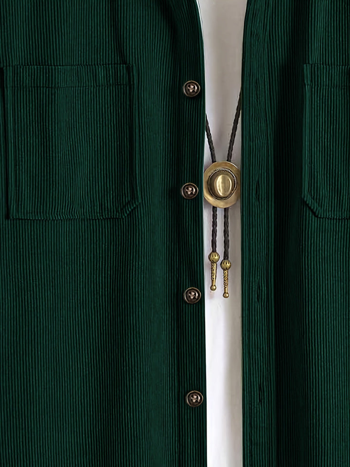 Bryce | Men's Long Sleeve Overshirt with Pockets and Buttons