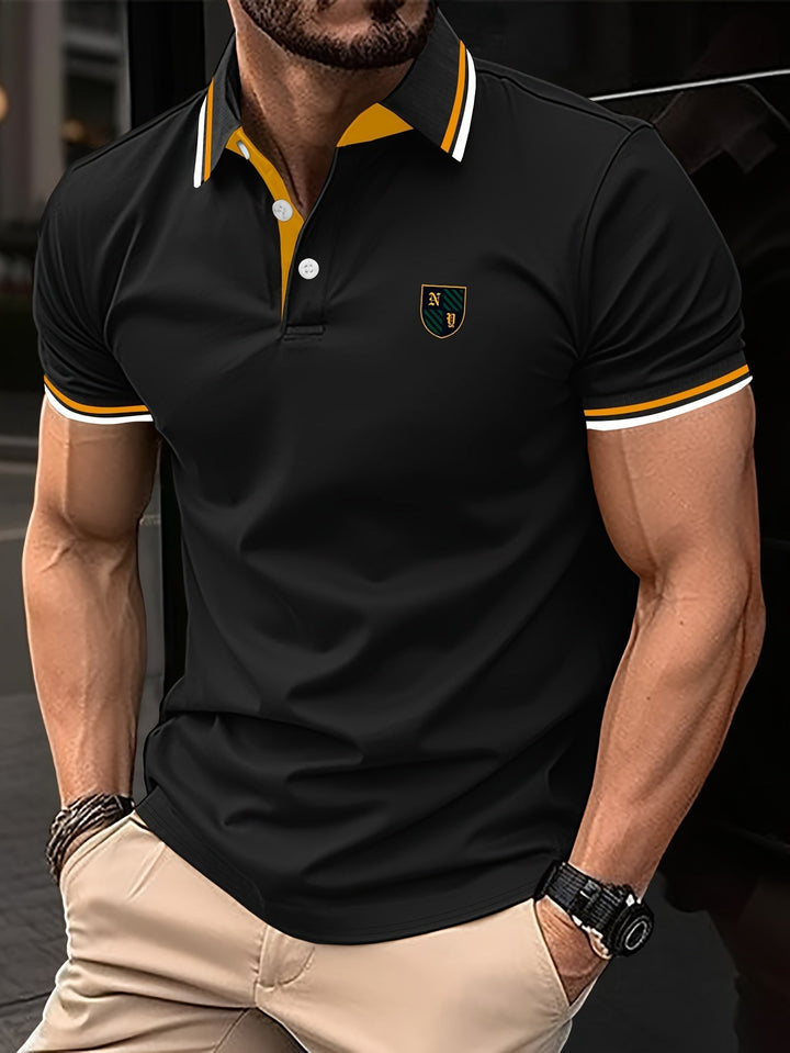 Elliot | Men's Short Sleeve Casual Polo Shirt