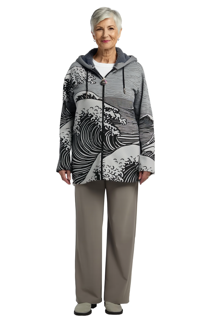 Elowen | Women's Oversized Cardigan with Artistic Inspiration