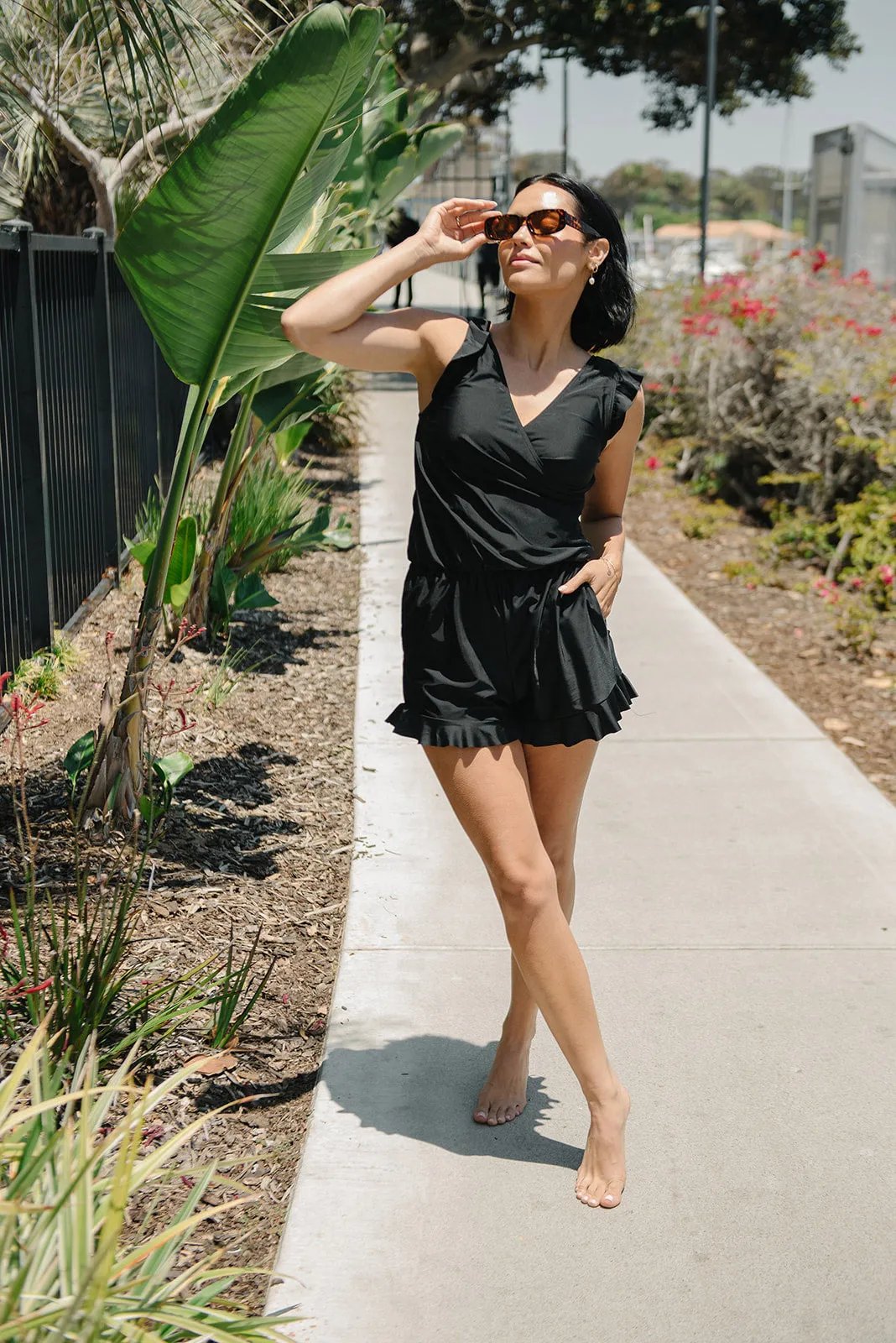 Reana™ – Ruffled Swimsuit with Bust Support