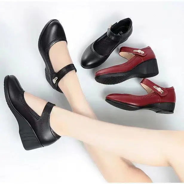 Lydia | Women's Wedge Mary Jane Shoes