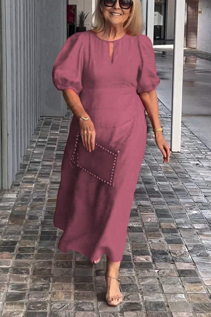 Frankie | Women's Puff Sleeve Mini Chic Bubble Sleeve Loose Dress