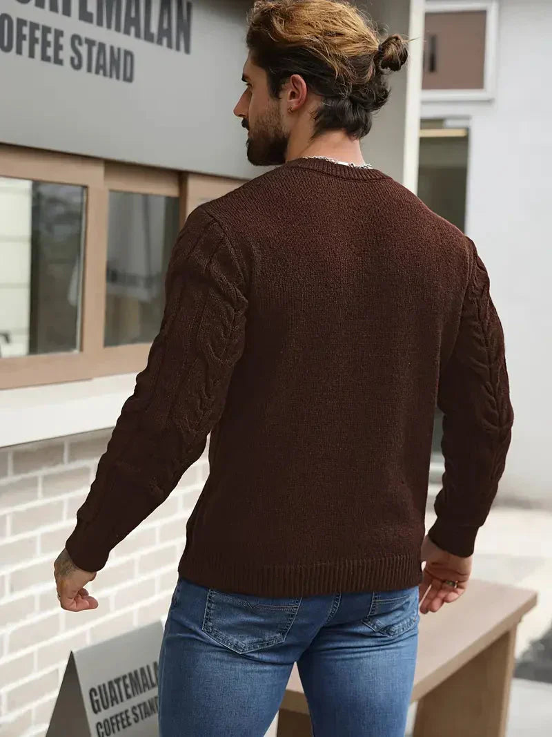 Brit & Boho™️ | Graphica Geo Knit Sweater