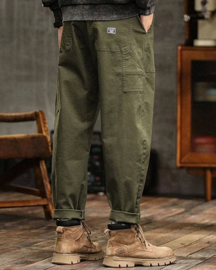 Levin | Men's Relaxed Vintage Cargo Pants with Pockets