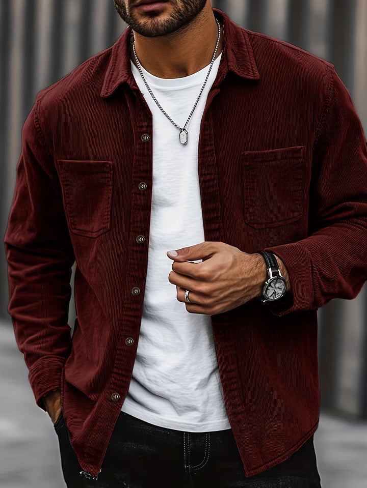 Johan | Men's Shirt Jacket with Pockets