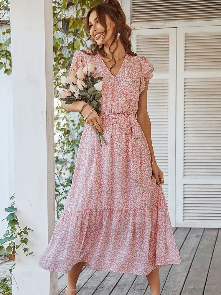 Eva™ - Stylish Floral Dress