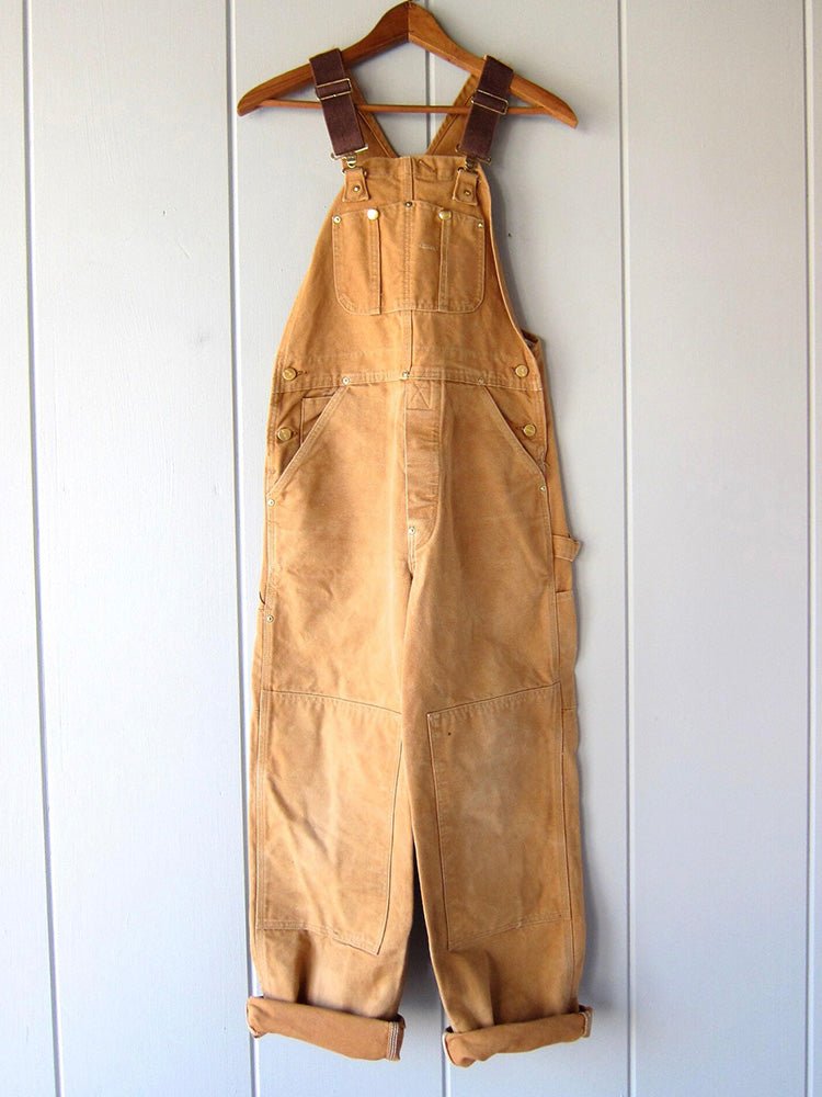 Women's Overalls with Pockets and Buttons