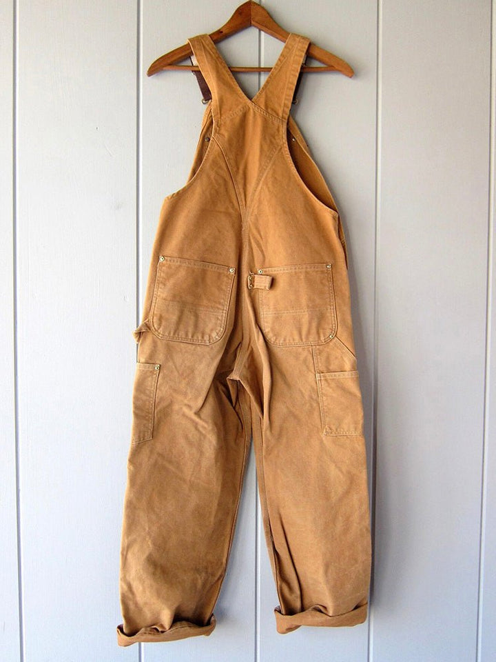 Women's Overalls with Pockets and Buttons