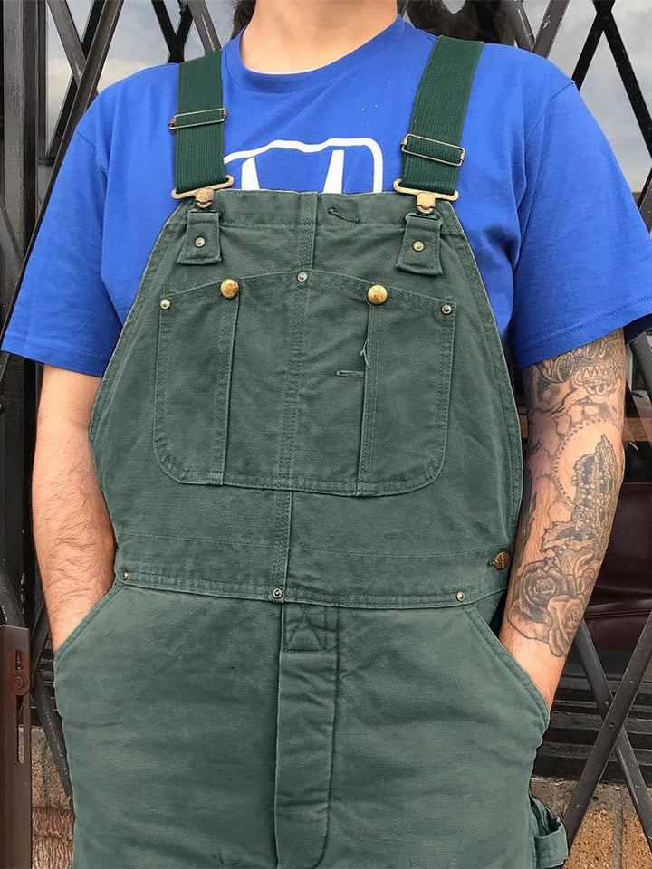 Women's Overalls with Pockets and Buttons