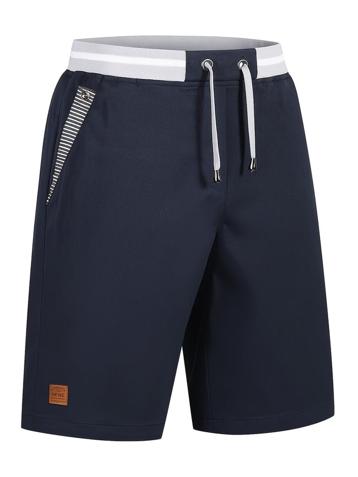Eden | Knee-Length Shorts with Drawstring and Pockets