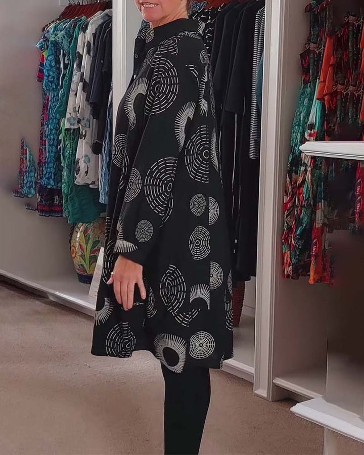 Marlene | Women's Casual Geometric Print Dress