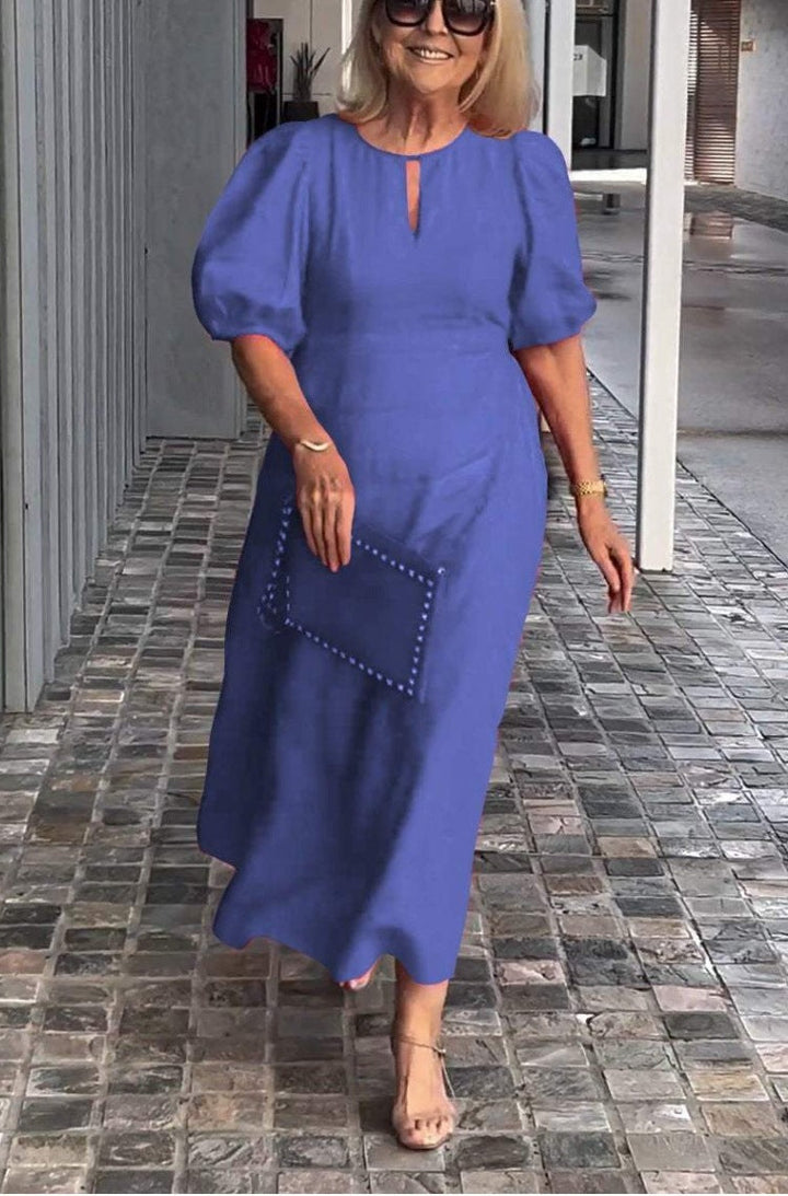 Frankie | Women's Puff Sleeve Mini Chic Bubble Sleeve Loose Dress
