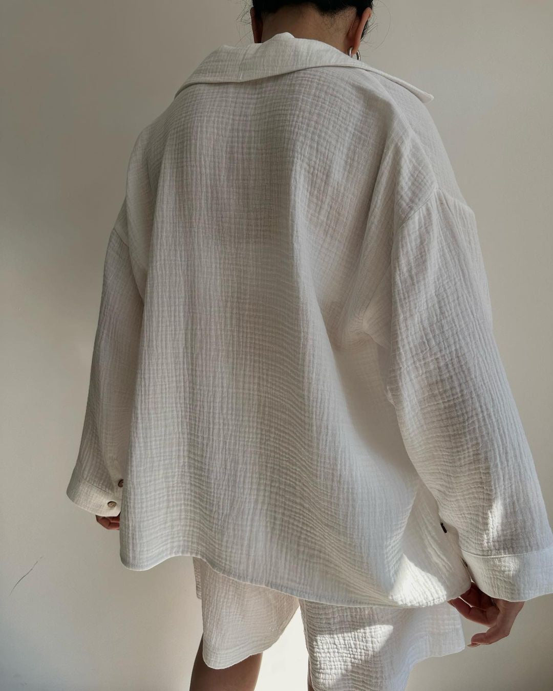 Espera | Women's Oversized Breezy Two-Piece Set with Pockets