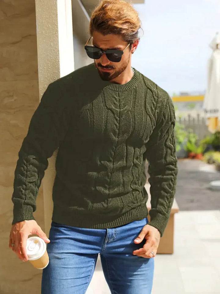 Brit & Boho™️ | Graphica Geo Knit Sweater