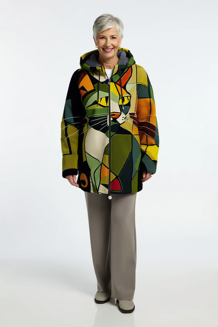 Elowen | Women's Oversized Cardigan with Artistic Inspiration