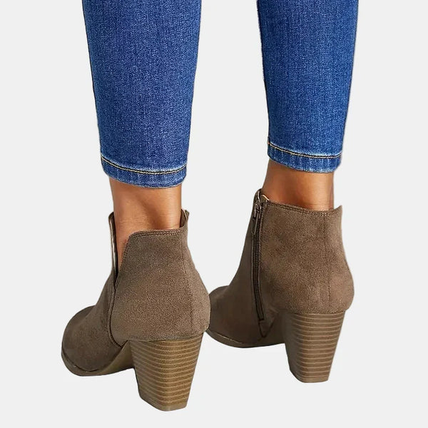 Hailey | Block Heel Ankle Boots