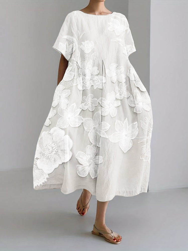 Cirelle | Women's Relaxed Mini Elegant Floral Print Dress