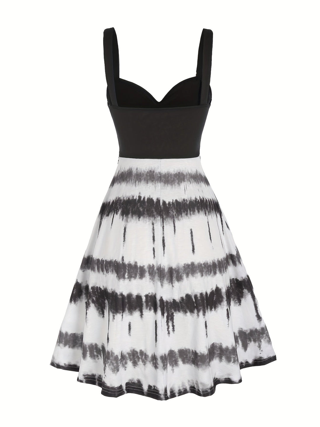 Gisele | Women's V-Neck Maxi Comfortable Tie-Dye Sleeveless Summer Dress with Buttons