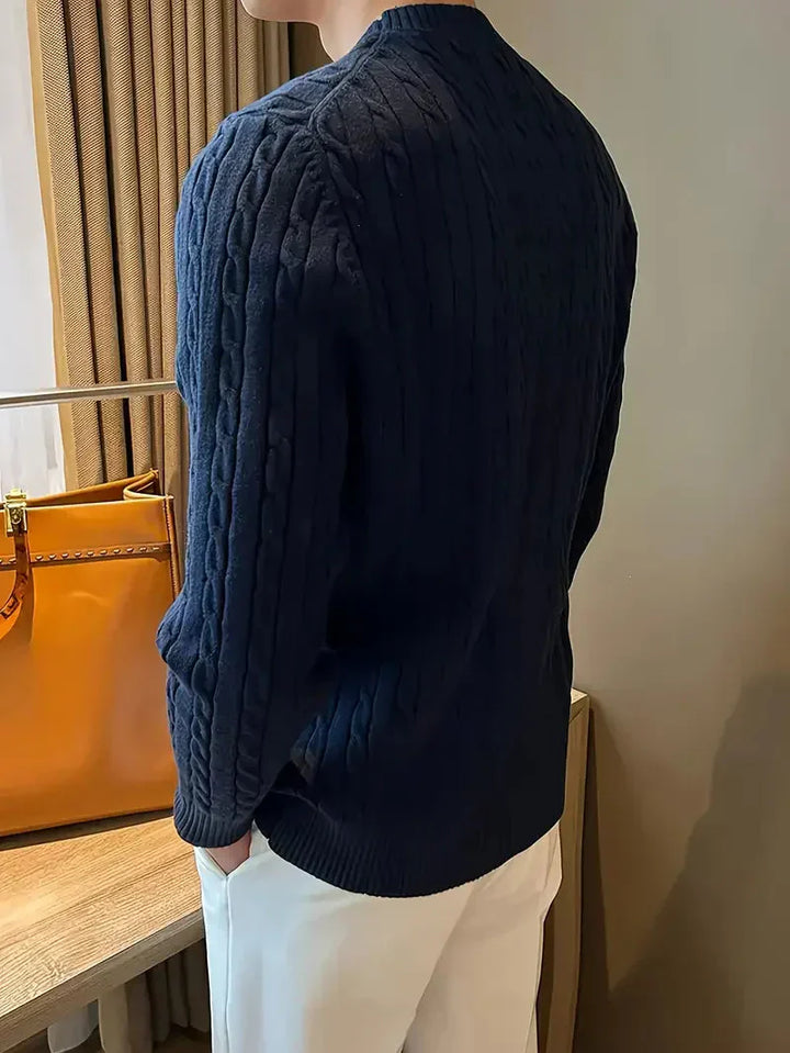 Brit & Boho™️ | Cable Knit Sweater