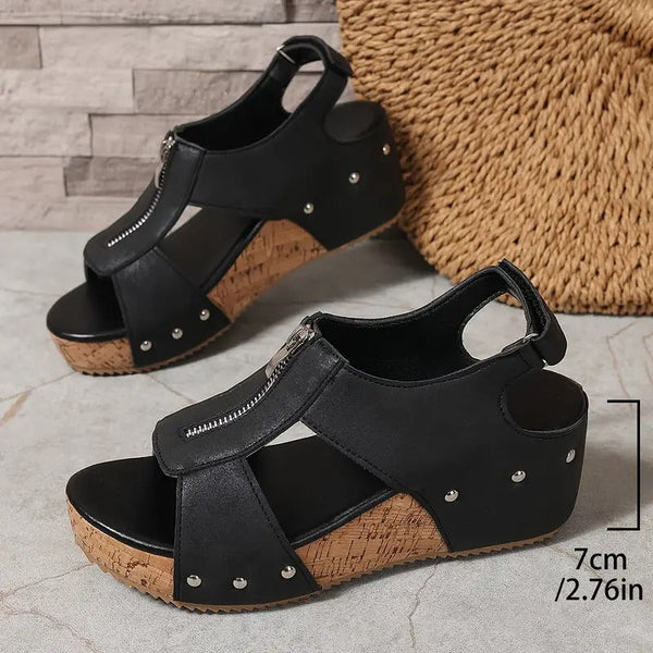 Camila™ - Stylish Retro Wedge Sandals
