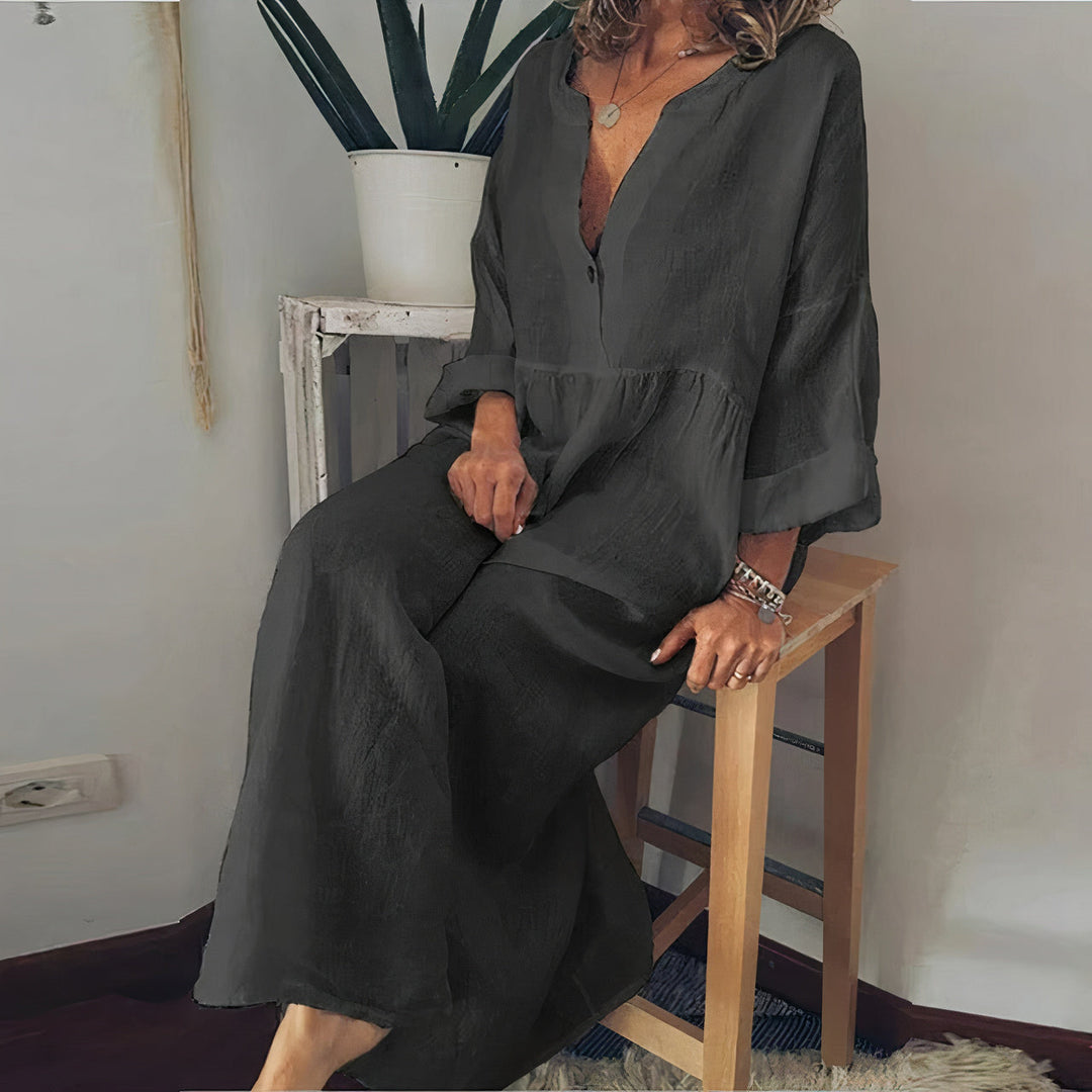 Chic Blouse-Style Dress