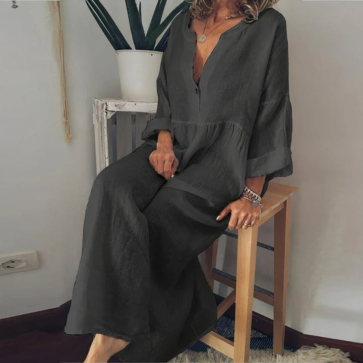 Chic Blouse-Style Dress