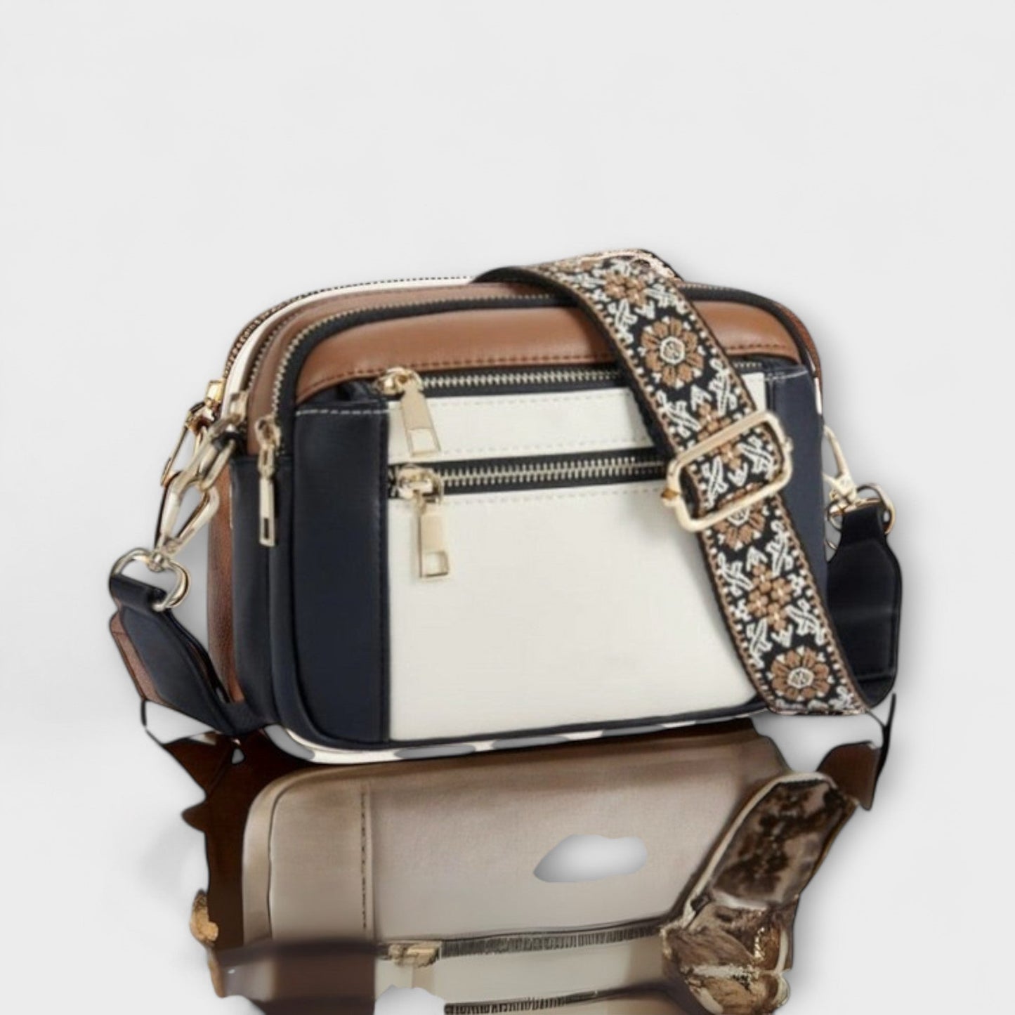 Erica™ - Elegant Leather Shoulder Bag