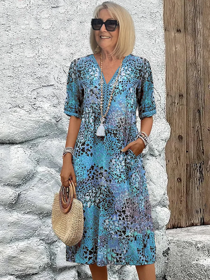 Fatima | Women's Mini Floral Pattern Dress