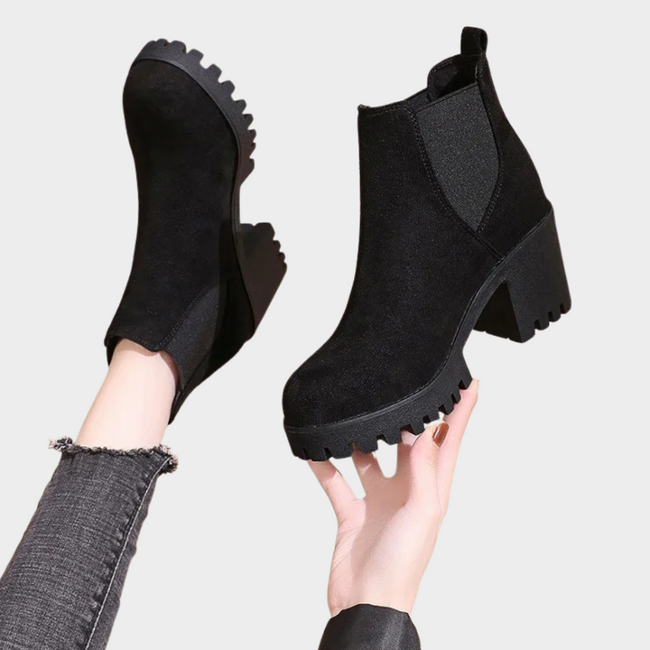 Marley | Women's Block Heel Short Boots
