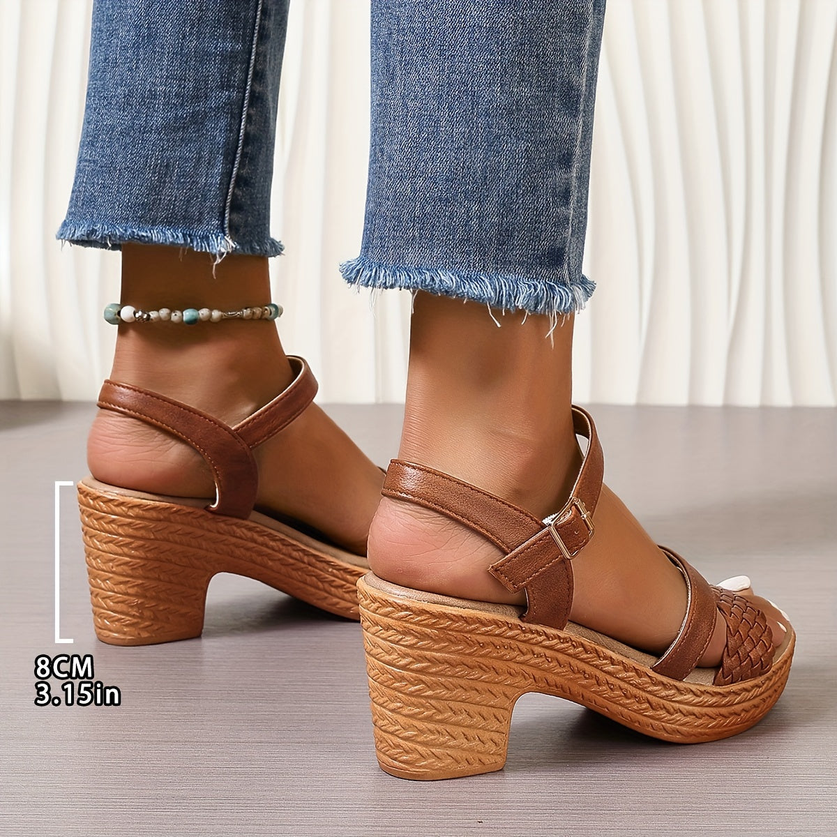 Haven Braided Heel Sandals