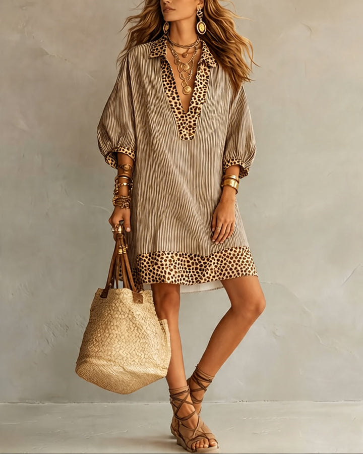 Zélie | Women's Mini Dress with Puff Sleeves