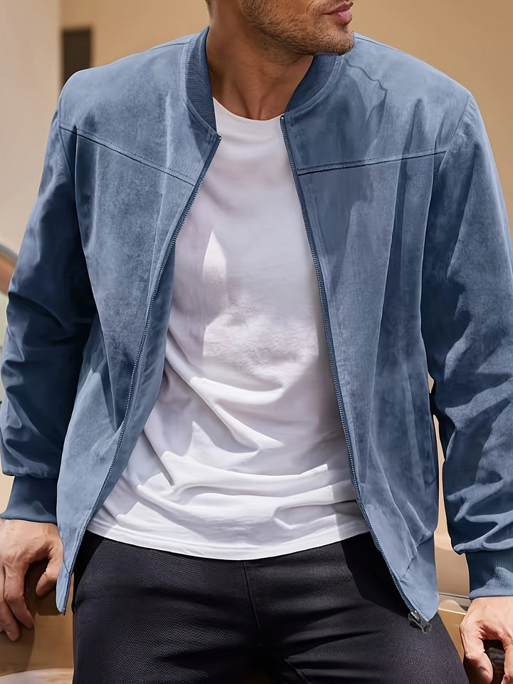Dex | Crew Neck Classic Zipper Jacket