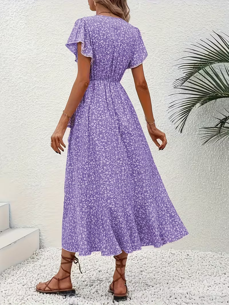 Elara | Flowing, Body-Hugging Wrap Dress