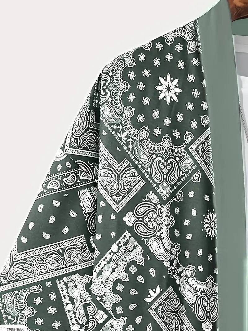 Aki | Men's 3/4 Sleeve Lightweight Kimono Cardigan