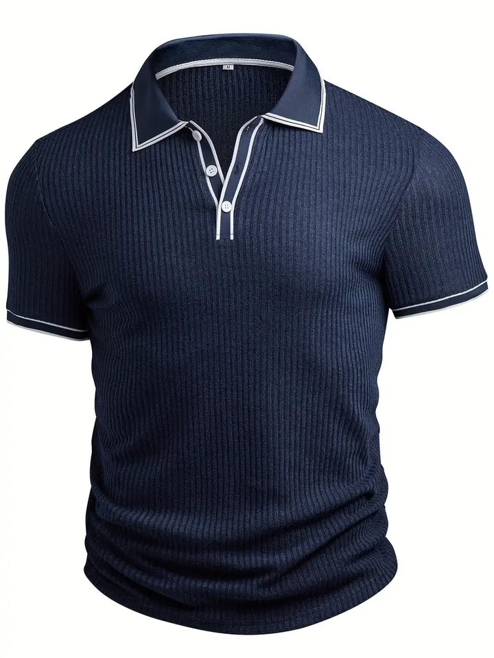 Emilio | Men's Tailored Custom Polo with Buttons
